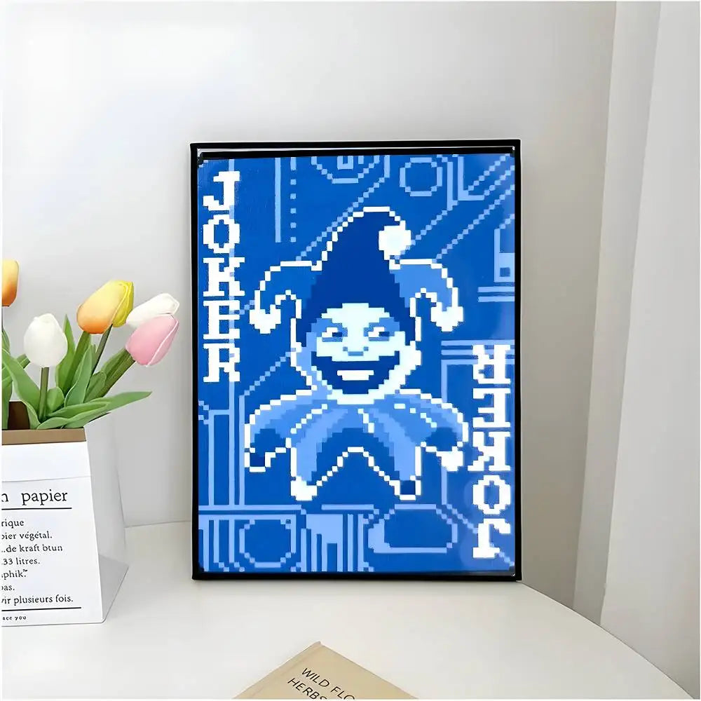 B-Balatro Poster Self-adhesive Art Waterproof Paper Sticker Coffee House Bar Room Wall Decor