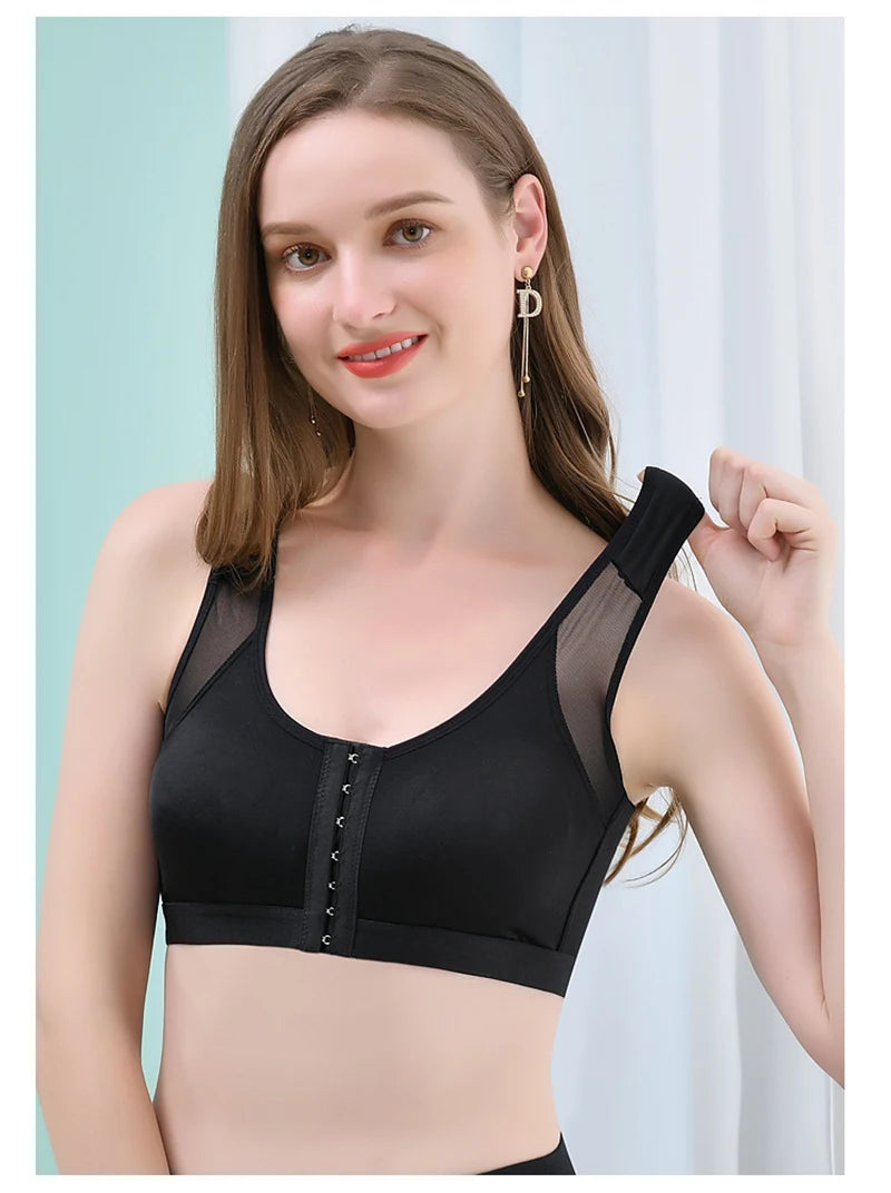 Women's Sexy Bra Without Wire Front Closure Large Size