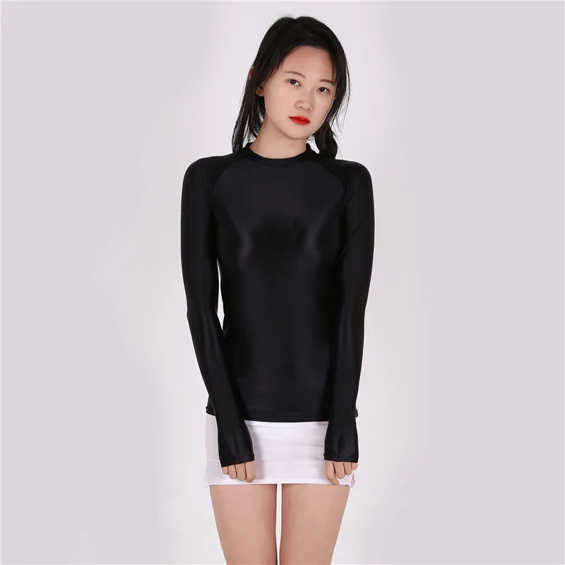 Áo body dài tay mỏng ôm, xuyên thấu sexy thời trang - Daisan Mart