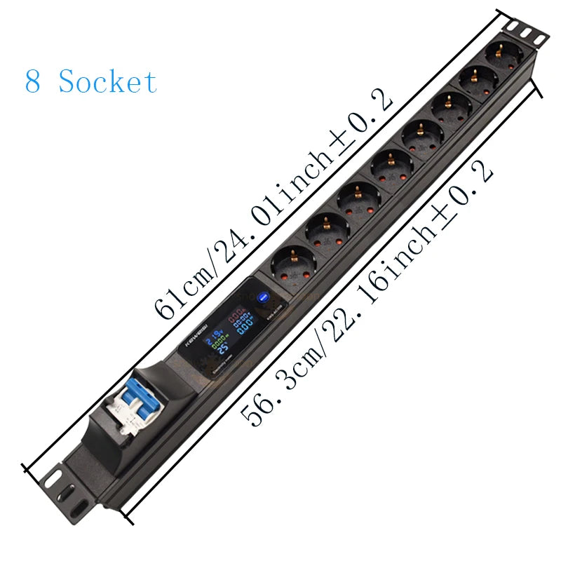Smart Socket Network Cabinet Voltage Measurement 2-8 EU