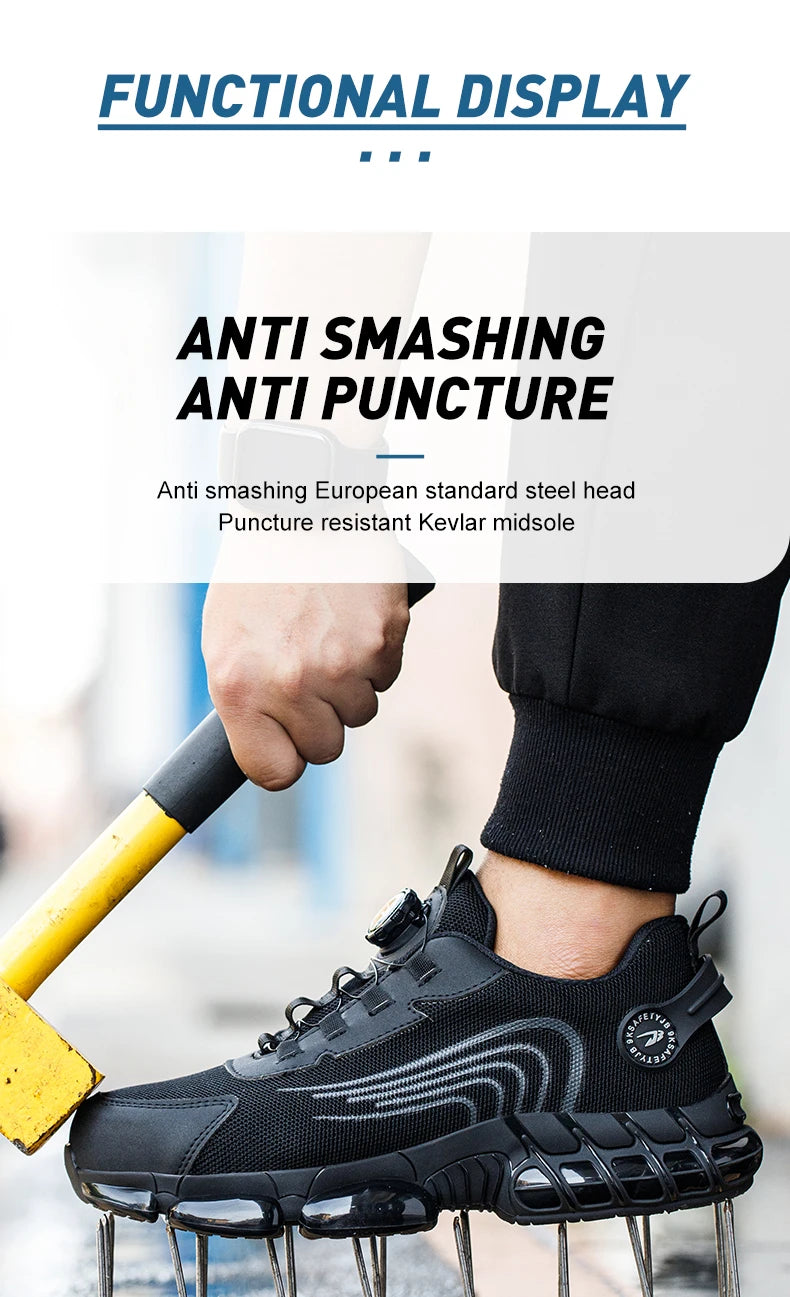 Steel Toe Anti-Nail Safety Shoes