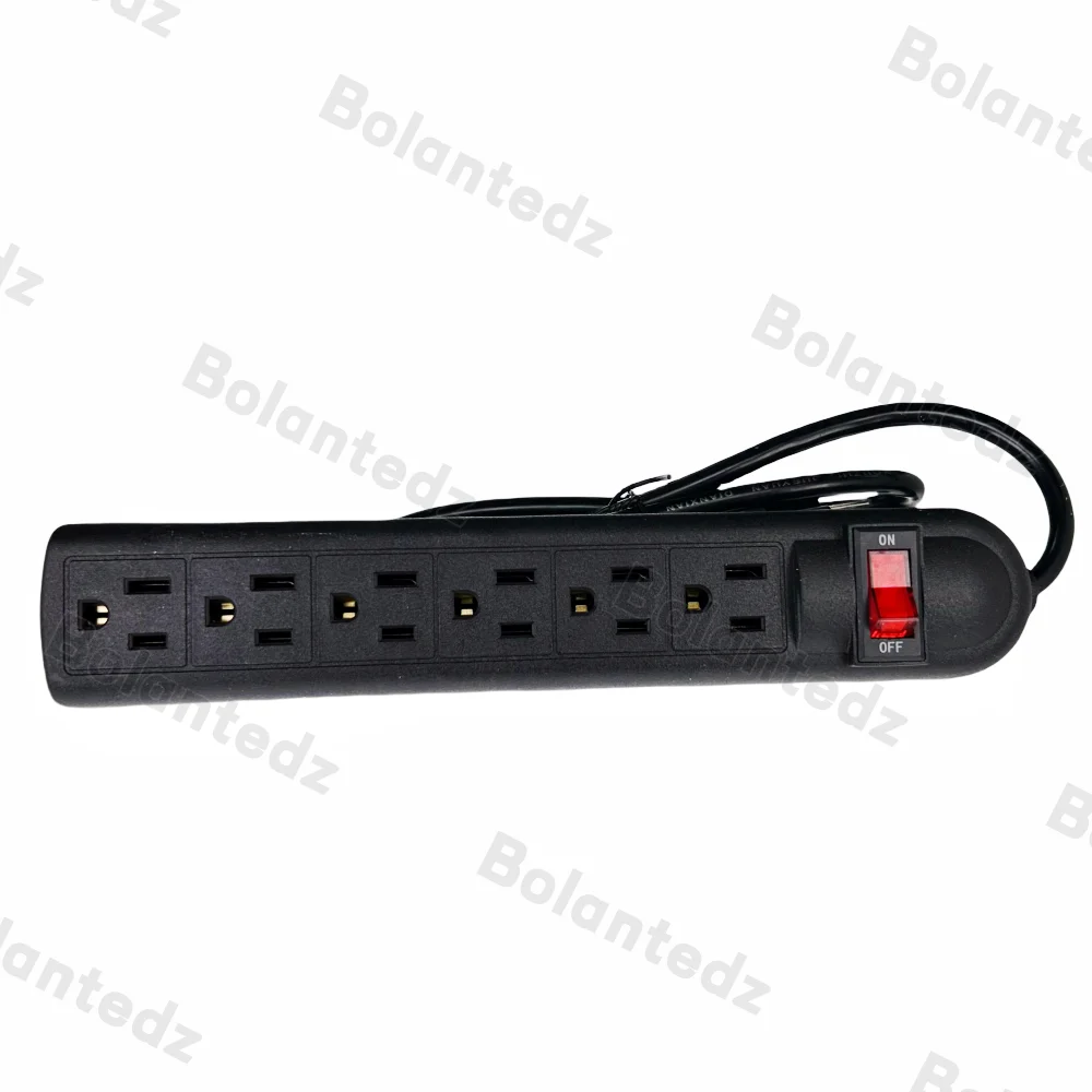Ổ Cắm Điện 6 Ổ Kèm Dây Dài 1m Cho Nhà & Văn Phòng - Daisan Mart