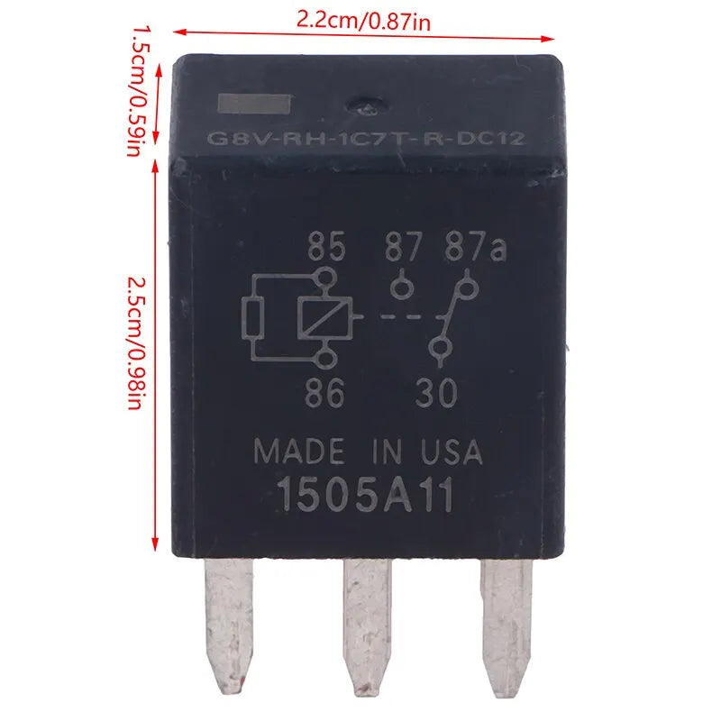 ###Compact 5 Pin 12V SPDT 35A Automotive Relay