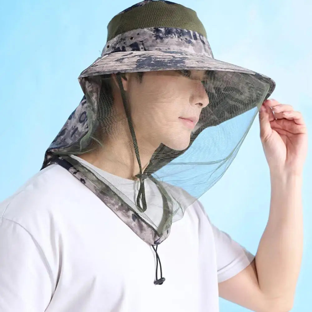 Nón Lưới Du Lịch Chống Muỗi - Bảo Vệ Nắng Ngoài Trời