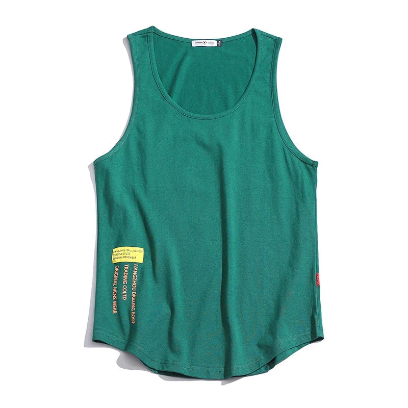 Áo Tanktop Thể Hình Nam, Vải Cotton Dáng Rộng Mùa Hè - Daisan Mart