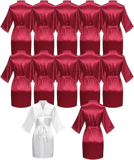 Áo choàng cưới lụa satin cho phụ dâu - Cô dâu sẵn sàng - Daisan Mart