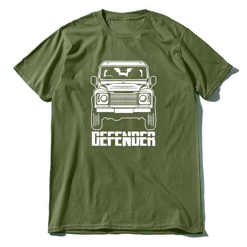 Defender 90 110 Summer Fashion Multicolor Men's T-Shirt