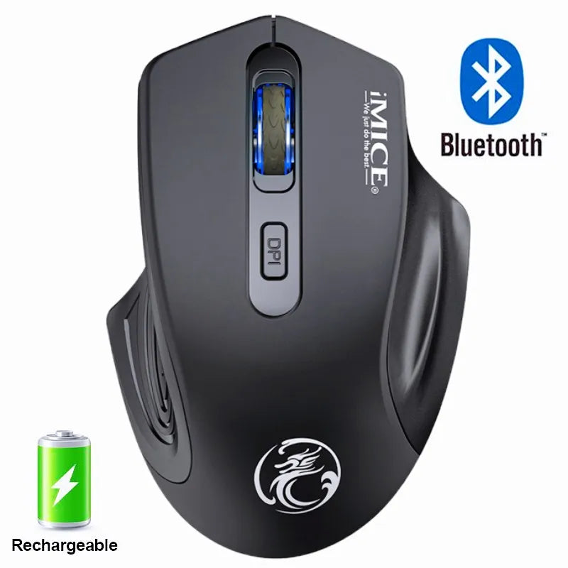 Rechargeable Computer Mice Wirless Gaming Mouse Wireless Mouse Bluetooth mouse Ergonomic Silent Usb Mause Gamer for Laptop Pc