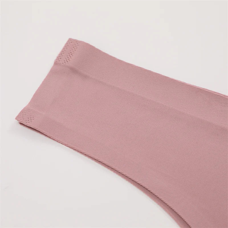Set of 3 Sexy Ice Silk Low-Waist Ultra-Thin Women's Panties