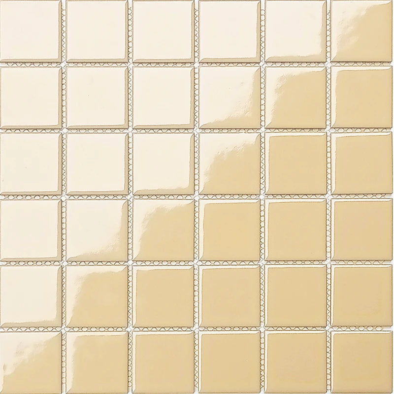 Gạch Mosaics Gốm Đơn Sắc Trang Trí Nhà Tinh Tế - Daisan Mart