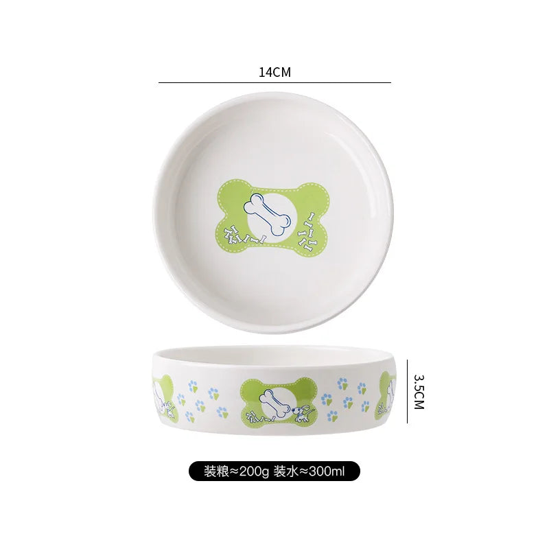Ceramic Bowls for Dogs and Cats - Convenient Food and Drink