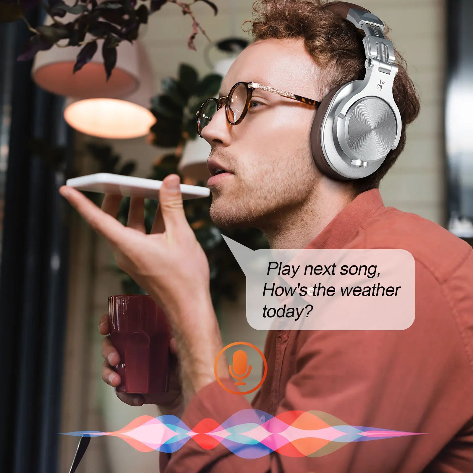 Oneodio Fusion A70 Bluetooth Headphones Hi-Res Audio Over Ear Wireless Headset Professional Studio Monitor DJ HiFi Headphones