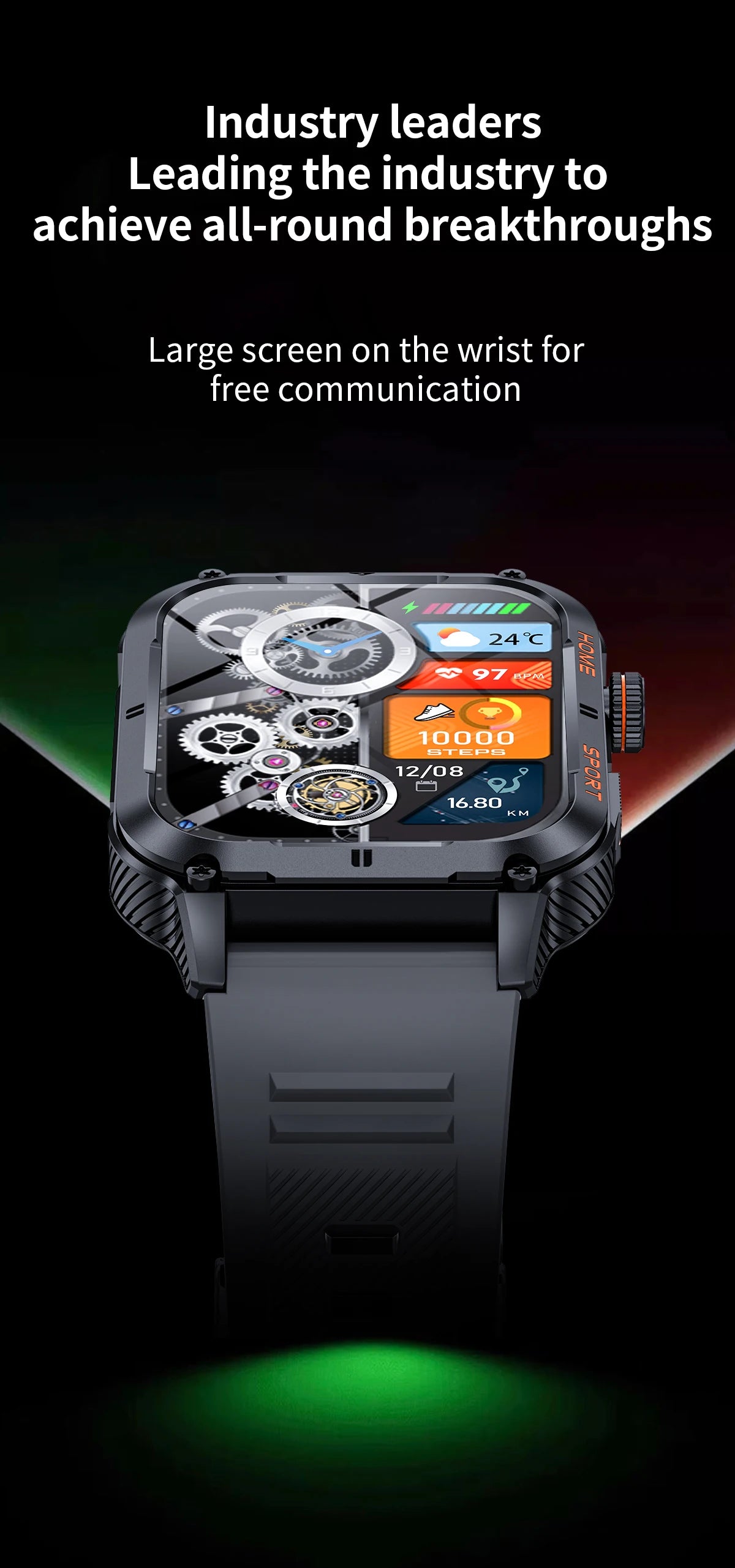 Đồng Hồ Thông Minh LIGE 2.01 Gọi Bluetooth Thể Thao