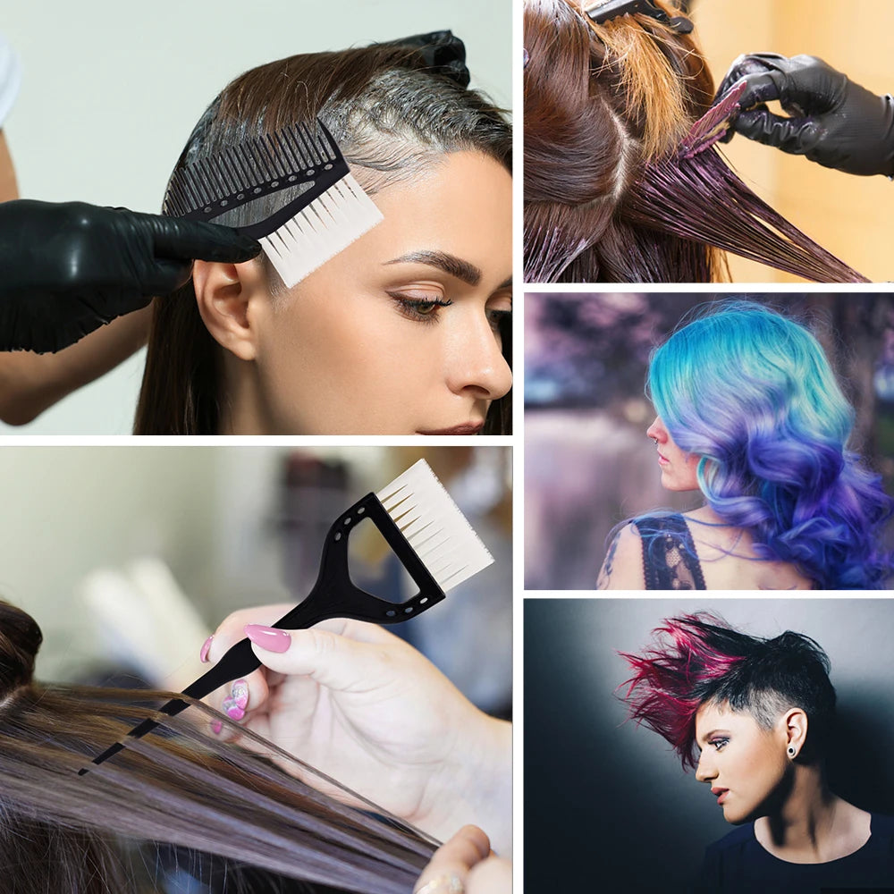 Bộ Dụng Cụ Nhuộm Tóc: Bát, Lược, Chổi Tại Nhà