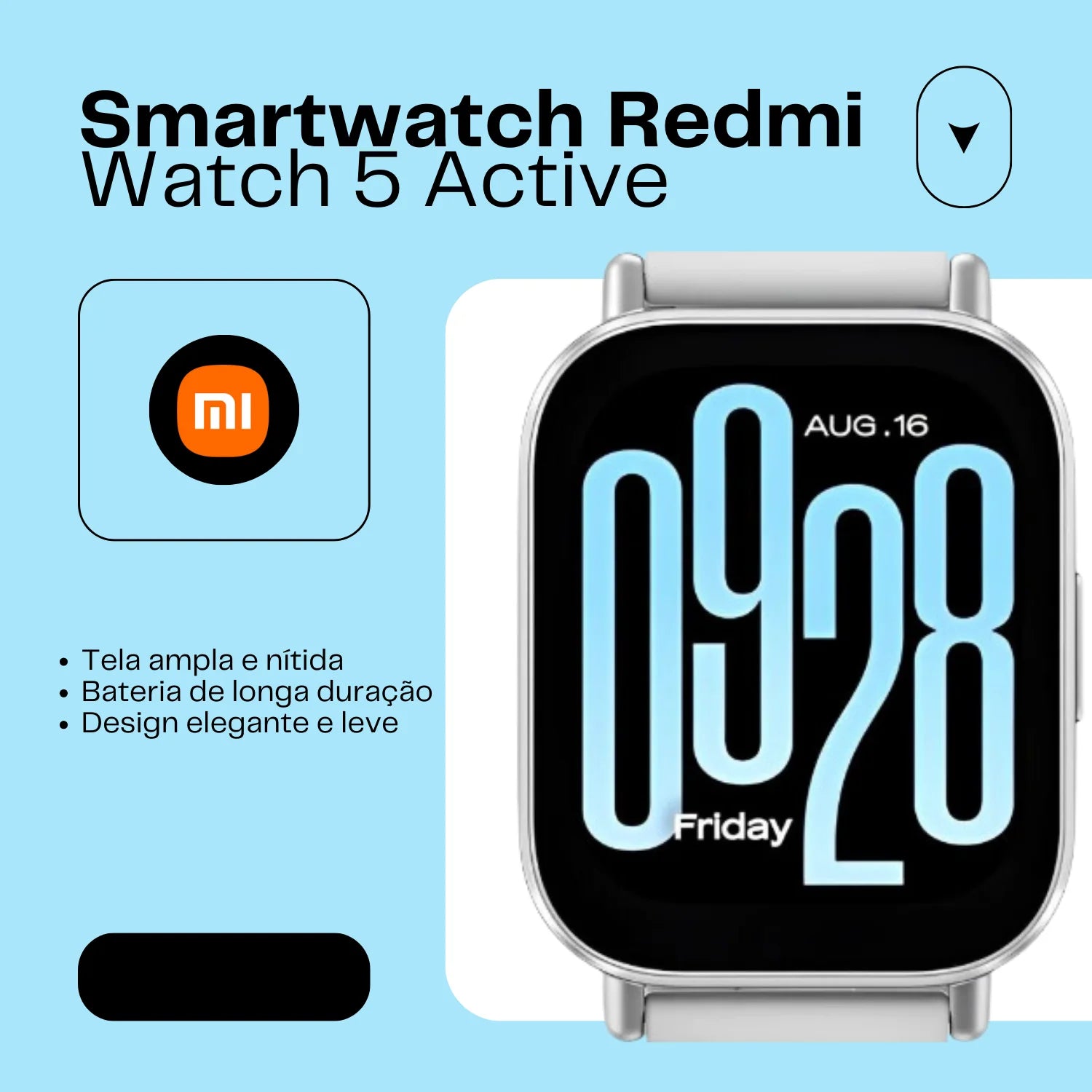 Đồng Hồ Thông Minh Xiaomi Redmi Watch 5 Active Chống Nước
