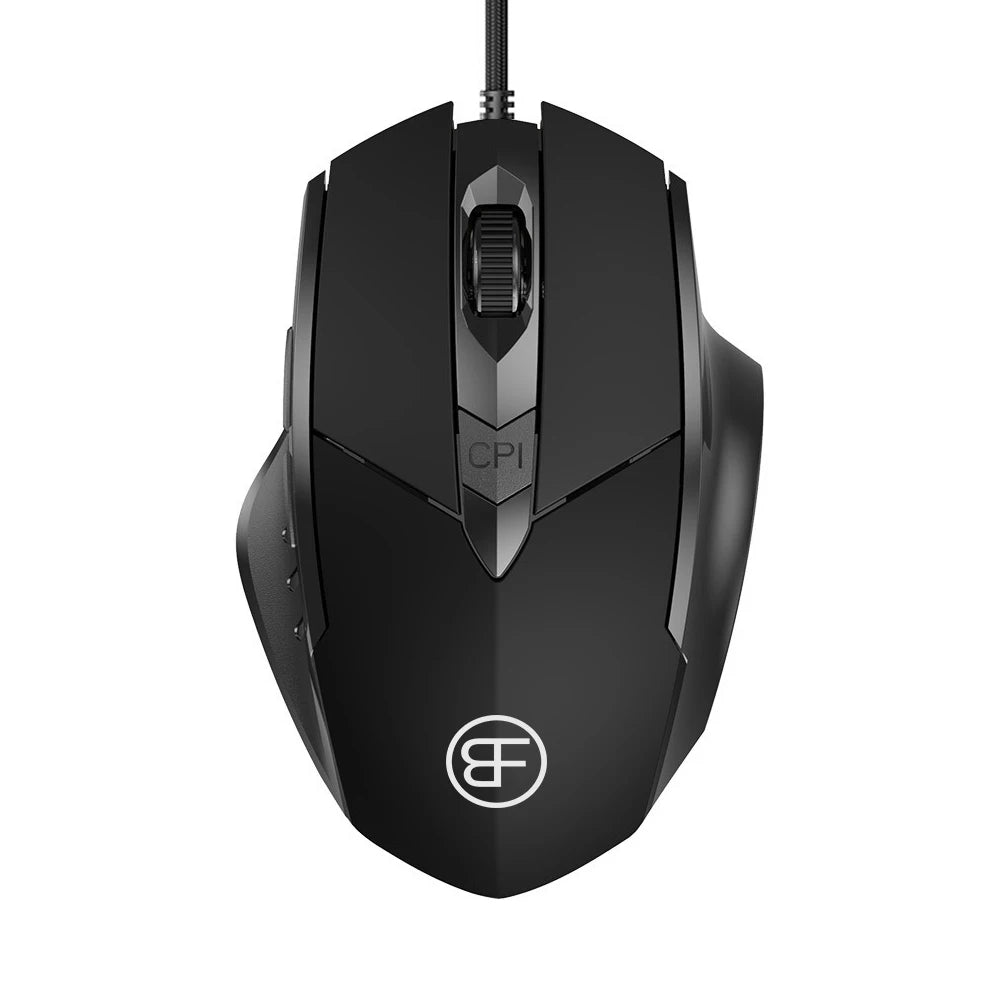 USB Wired Mouse, 7200 DPI Corded Computer Mouse with 6-Button Cord Ergonomic Mice, Officeand game Mouse for Laptop PC Desktop