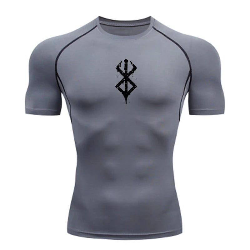 Men's Short Sleeve Quick Dry Summer Running Sports Shirt