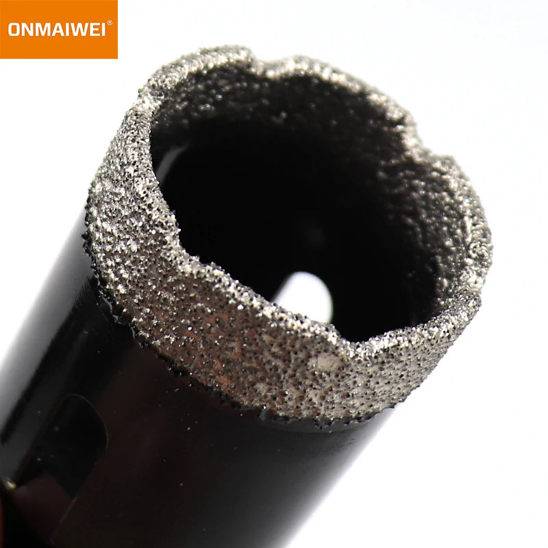 7pcs Angle Grinder Bit Diamond Hole saw Dry Vacuum Brazed Drilling Core Bits Set Porcelain Tiles Granite Marble Hole Saw