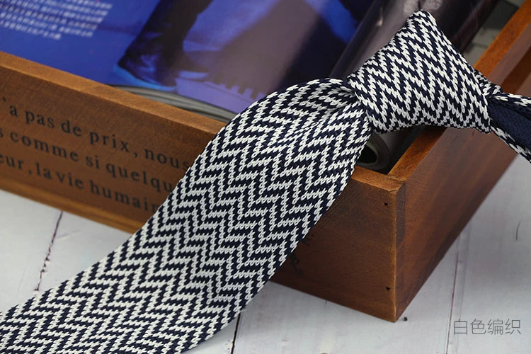 5.5公分條紋羊毛領帶，男士款，青春洋溢的韓式風格