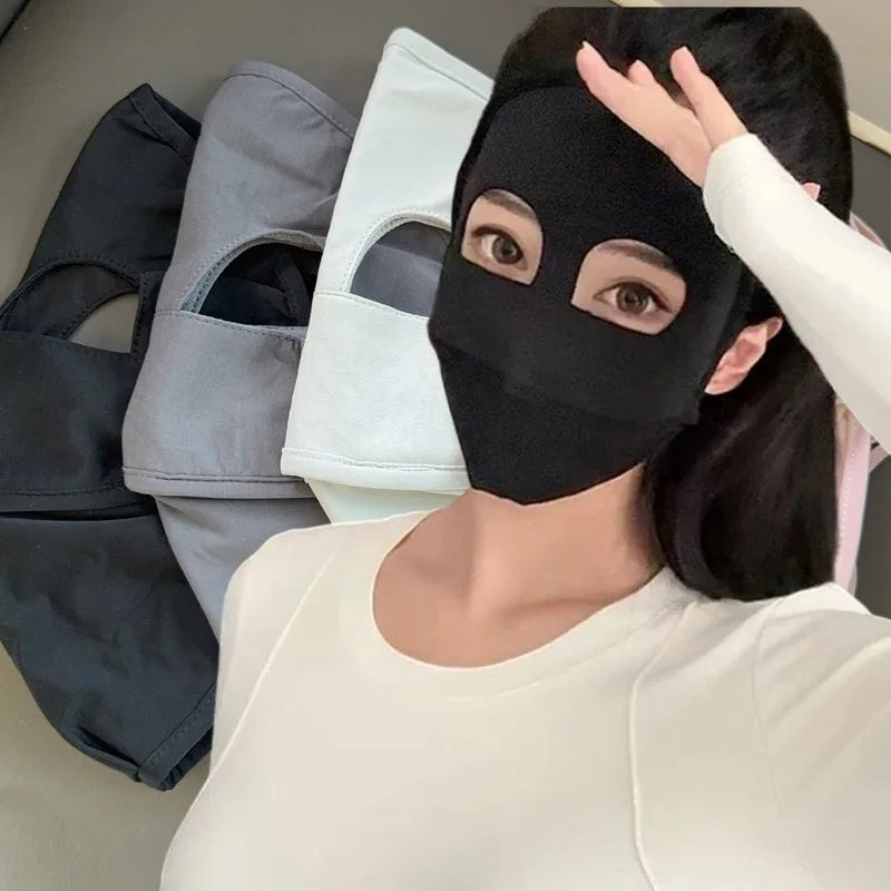 UV 2025 Full Coverage Sunscreen Mask - Reusable