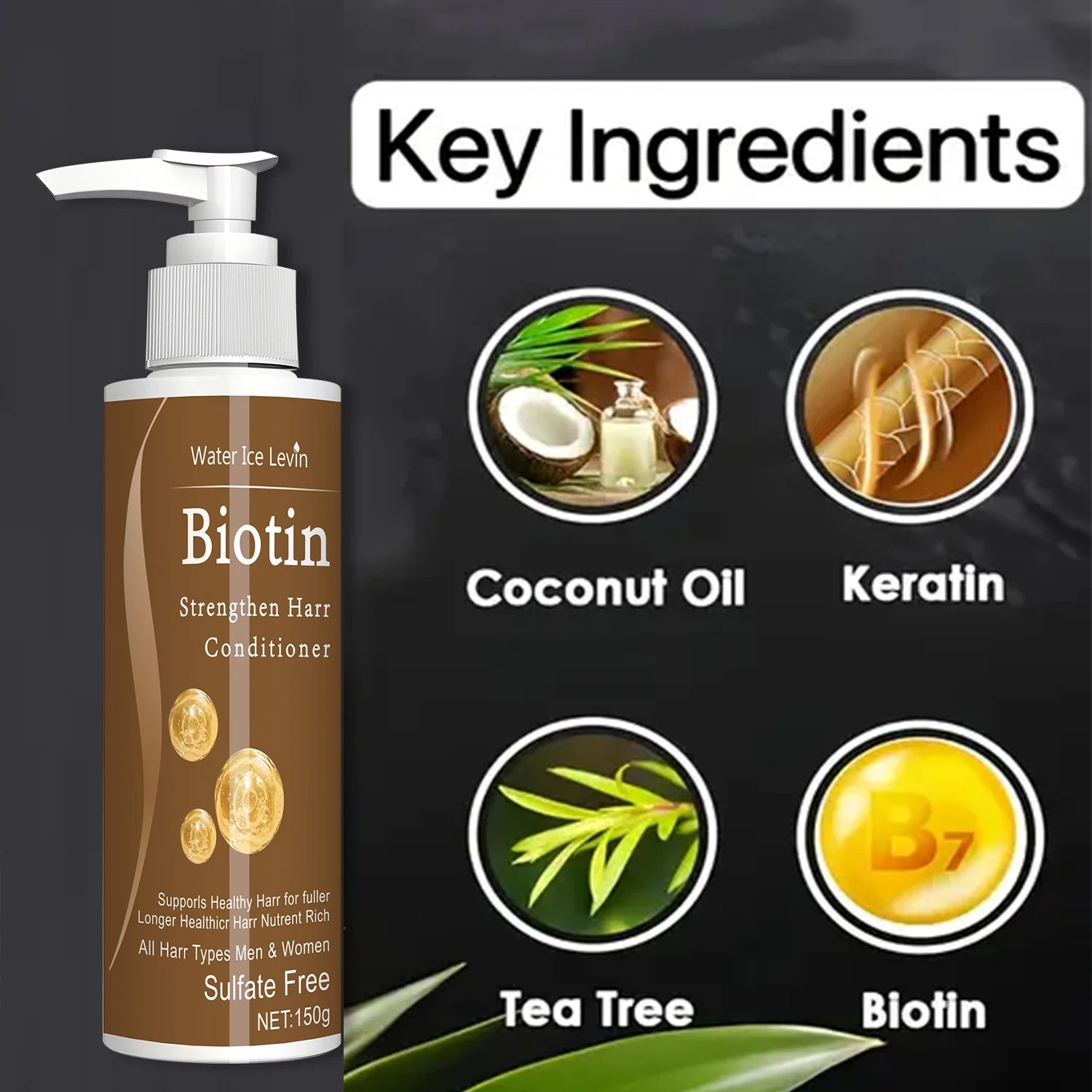 Biotin Tóc Suôn Mượt: Chống Xoăn, Bảo Vệ Tóc Khô Yếu - Daisan Mart
