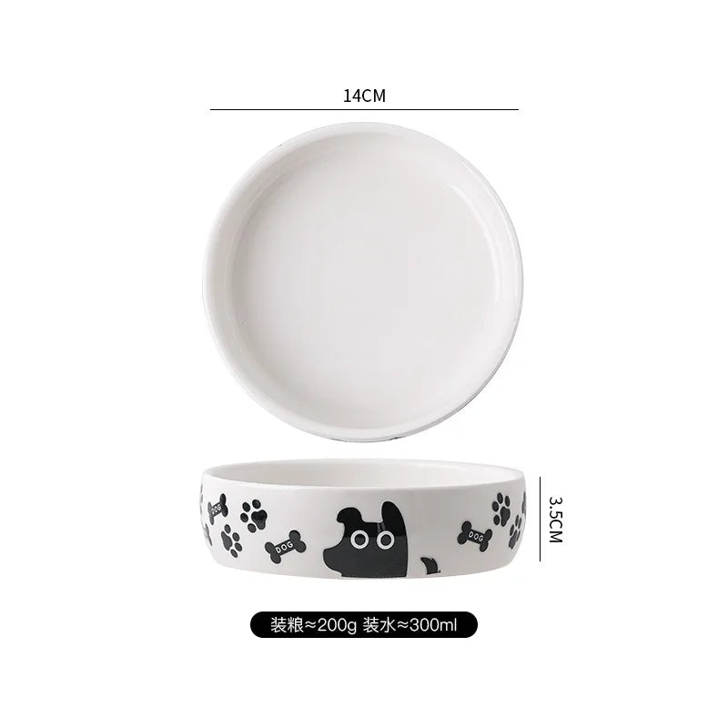 Ceramic Bowls for Dogs and Cats - Convenient Food and Drink