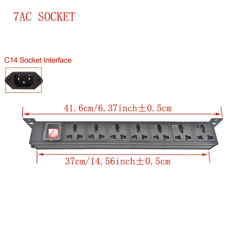 Ổ cắm điện bàn C14 PDU giấu kín văn phòng 10A. - Daisan Mart