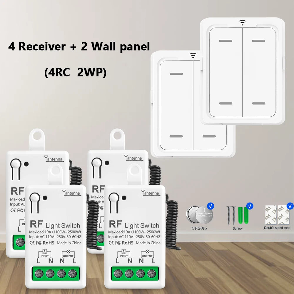 Mini 433MHz RF Remote Control Switch for LED Lights