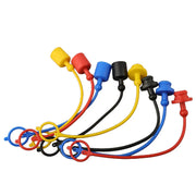 4 Pairs Of Hydraulic Quick Couplers Male Dust Cap And Female Plug Cover PVC Rubber Hydraulic Equipment Replacment Accessories