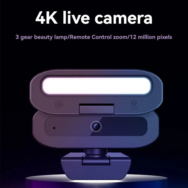 Xiaomi Webcam 4K 60FPS Livestream Pro Mic LED 2025