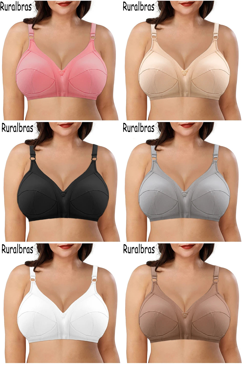 CDE big size women's bra, push-up, non-padded, sexy
