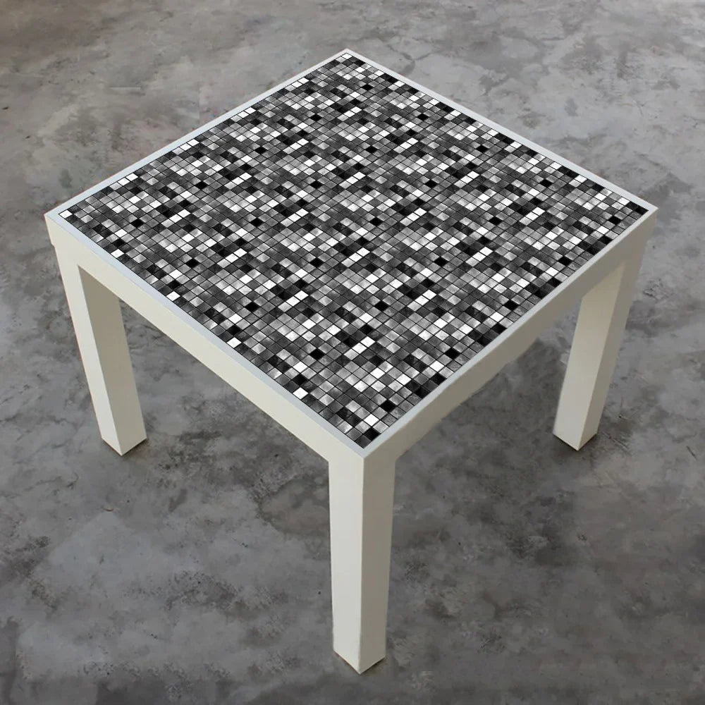 Bộ 10 Miếng Dán Tường Đá Marble Đen Trắng Xám Sang Trọng - Daisan Mart