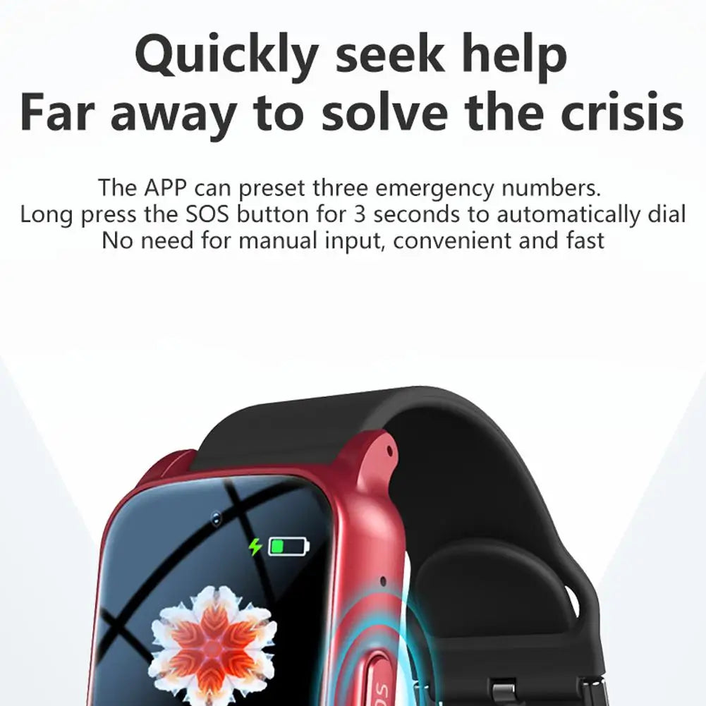 Đồng Hồ Thông Minh Người Cao Tuổi SOS GPS Chống Nước