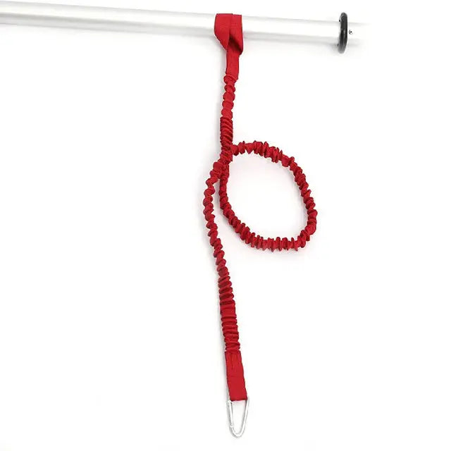 Tie Rope With Safety Hook Kayak Paddle Leash Adjustable Elastic For Kayak Paddles Canoe Oars Fishing Rods Rowing Boat Accessory