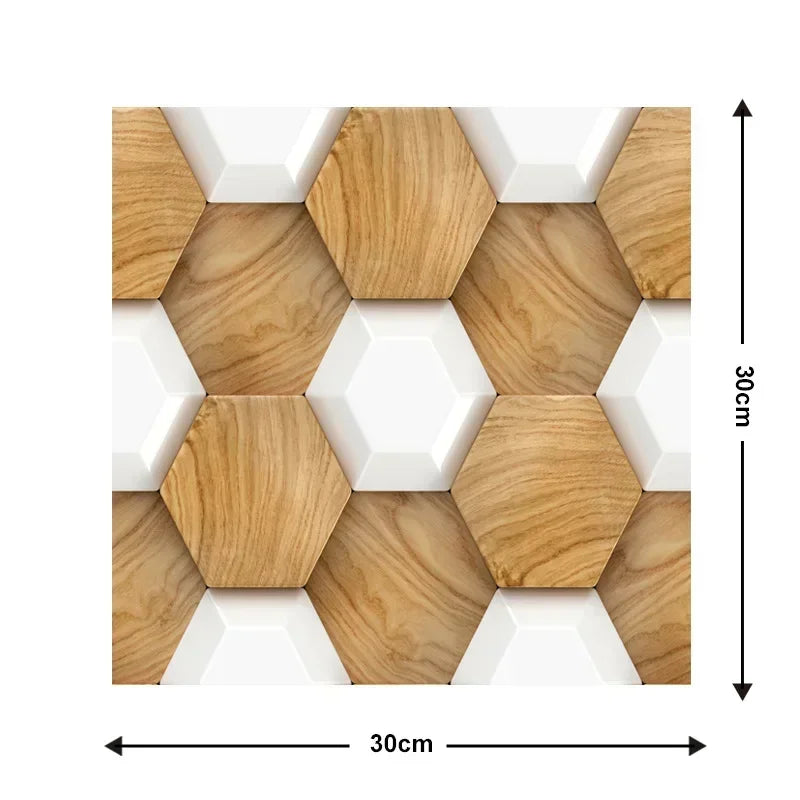 5/10PCS Stereo Wall Stickers Self-adhesive Wallpaper Brick Pattern Creative Stick Heatproof Vinyl Waterproof Kitchen Home Decor