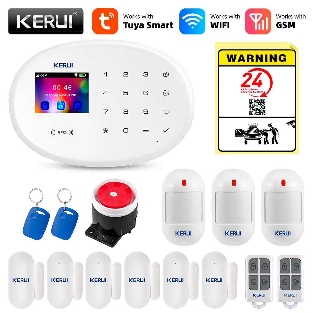 Báo Động Chống Trộm KERUI WiFi Thông Minh Nhà - Daisan Mart