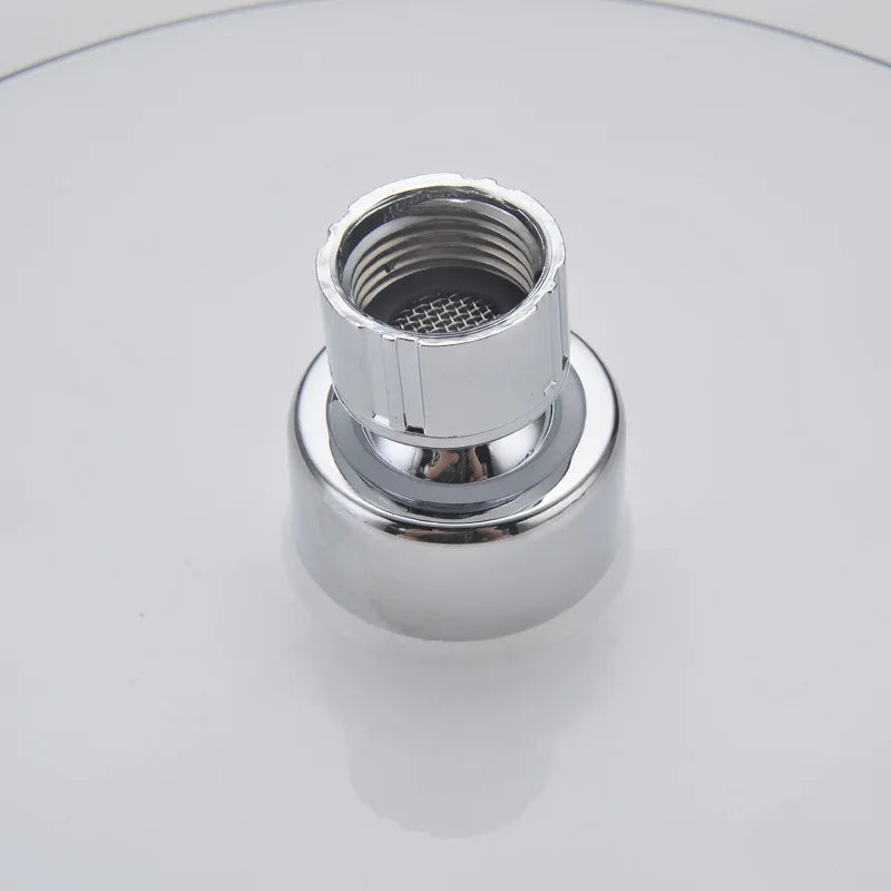 9-inch electroplated surface round concealed thin large top spray, shower head, bathroom accessories