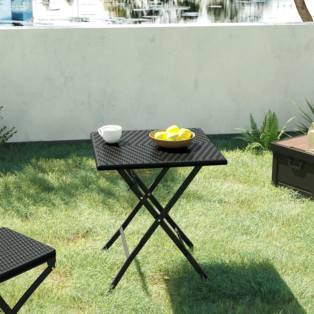 Bàn Dã Ngoại Gấp Gọn Mây Tre Ngoài Trời 50 Ký Tự