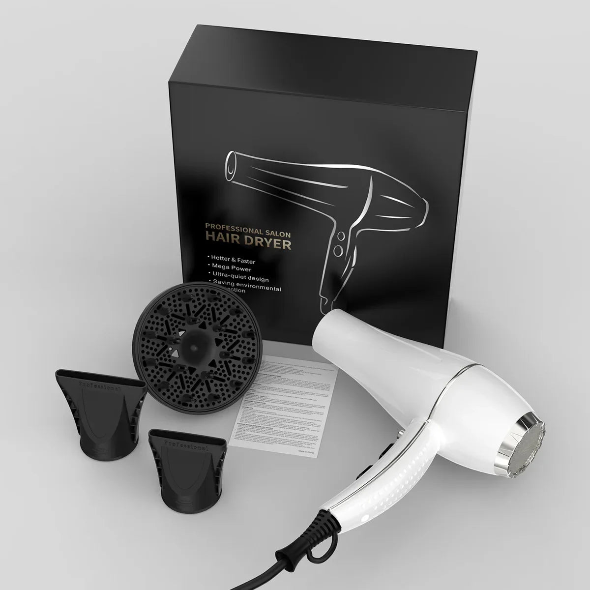 Professional Negative Ion Hair Dryer 2300W High Power