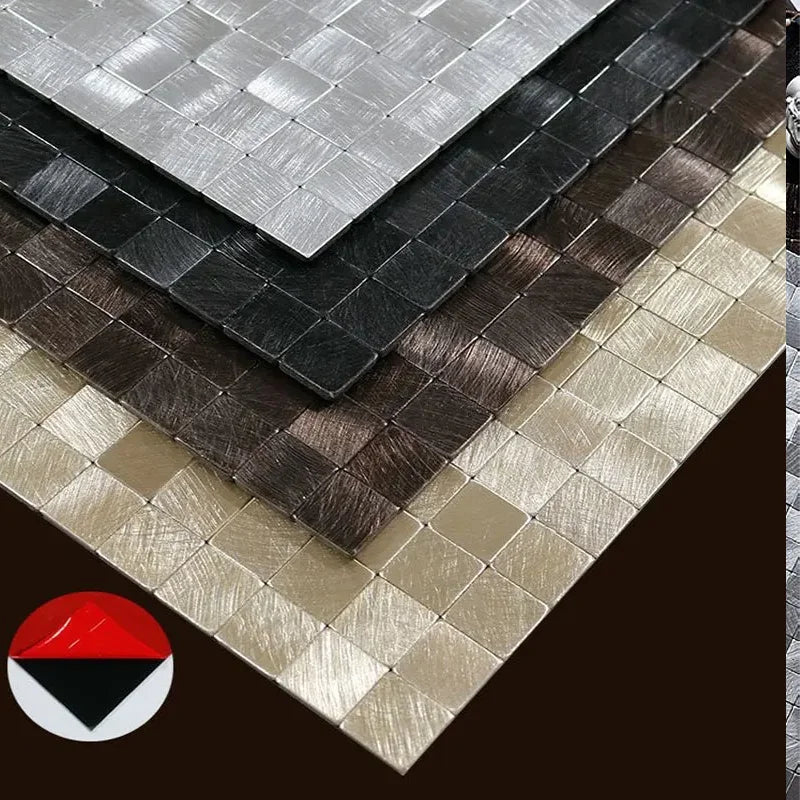 Miếng Dán Tường Nhôm Nhựa Kháng Nước Trang Trí Bếp