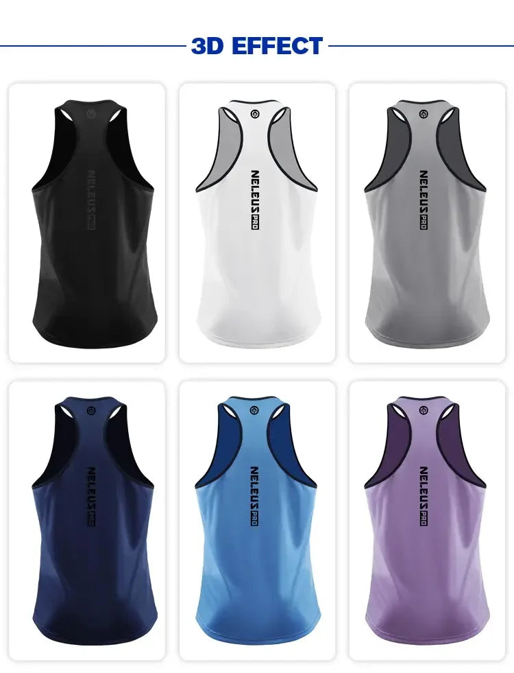 Áo Gile Nam Tập Gym Mùa Hè Cotton Không Tay Đen - Daisan Mart