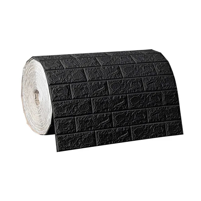 3D waterproof self-adhesive brick-like wall panels