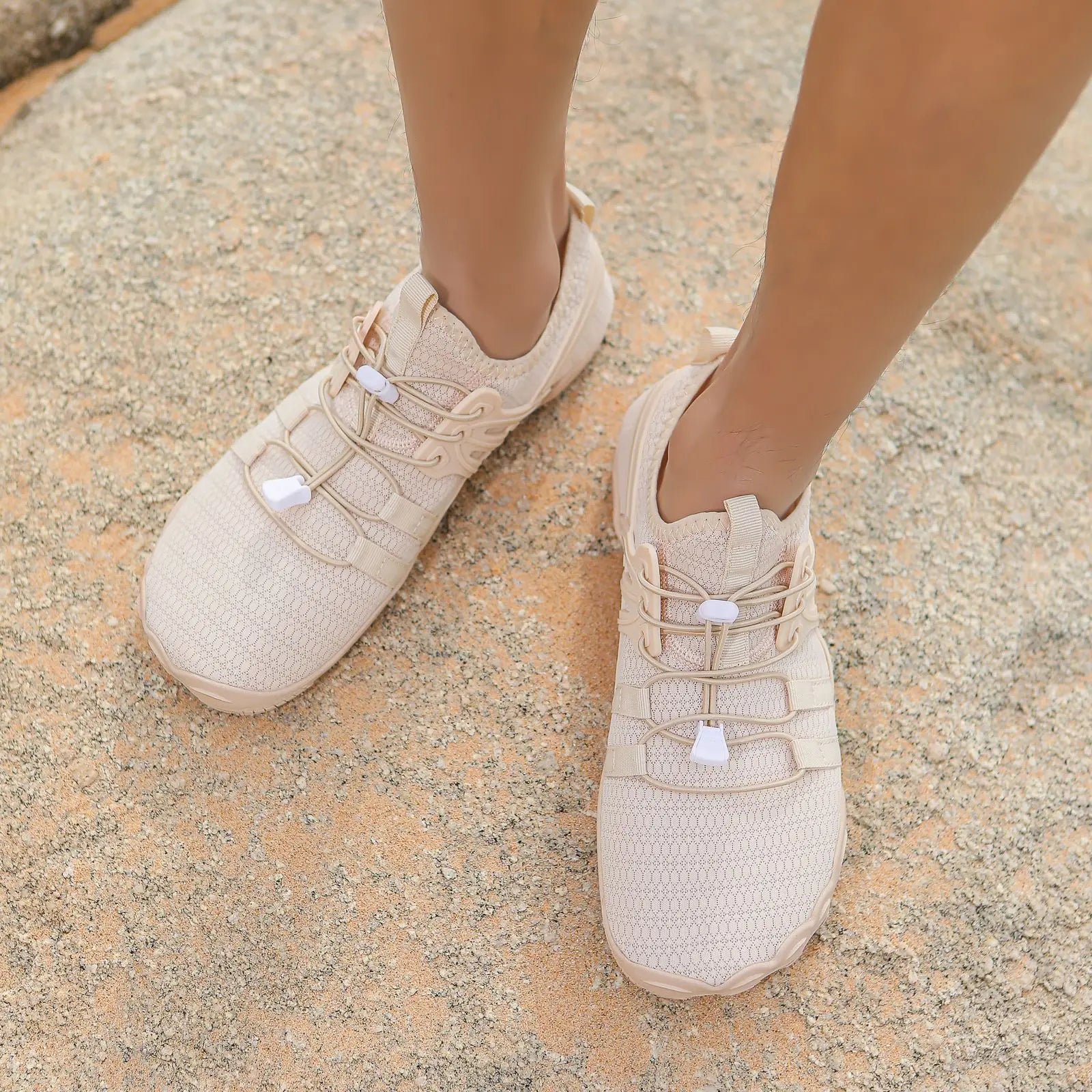 Giày Bơi Lội Trẻ Em Nữ 5 Ngón Lưới Thoáng Sắc Màu