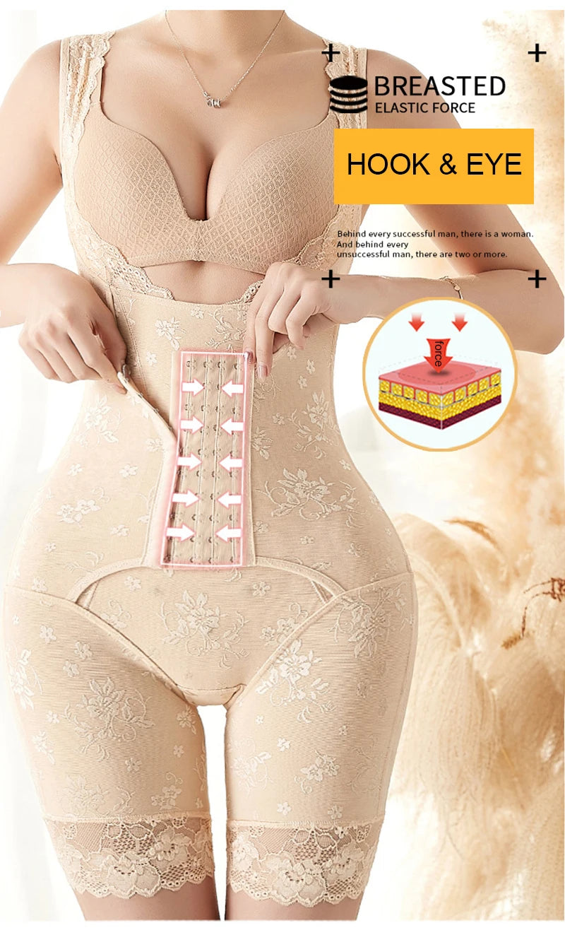 Full Body Shapewear, Waist Lifting, Thigh Slimming, Seamless