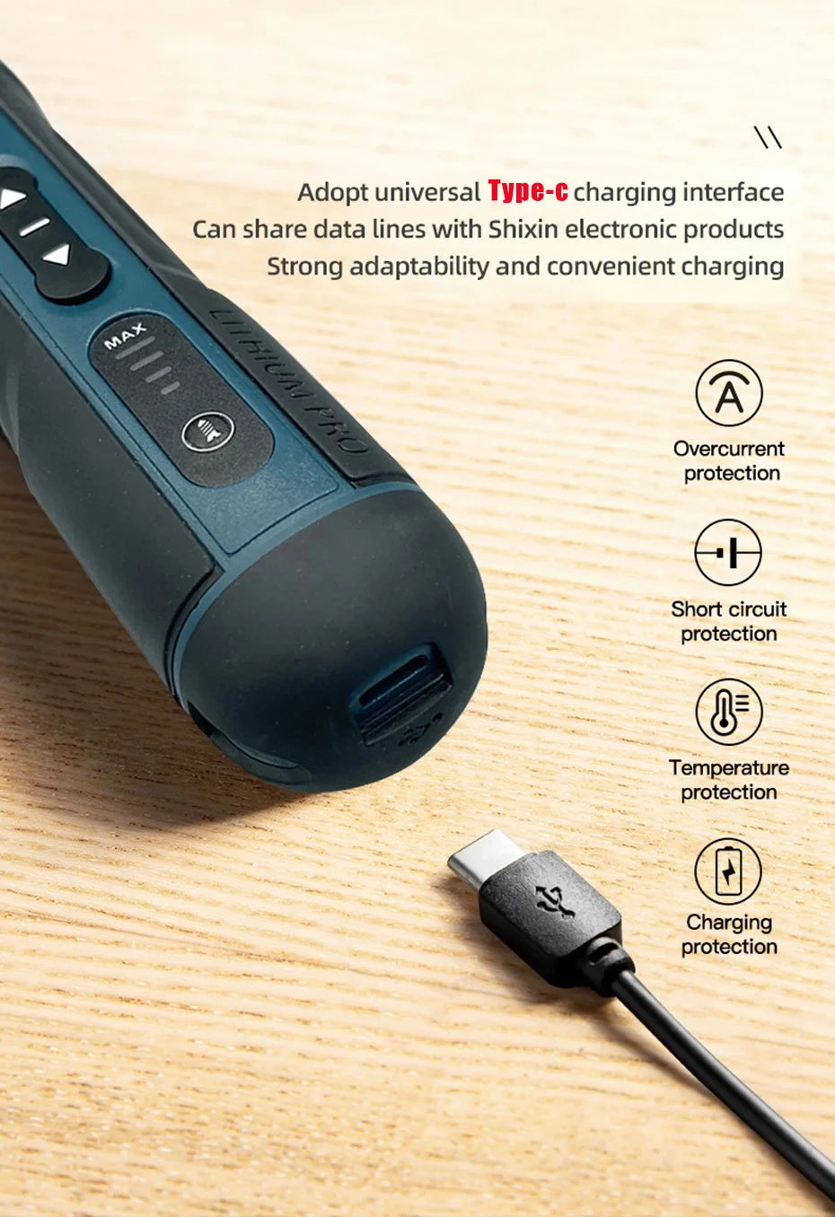 Cordless Electric Screwdriver Rechargeable 1300mah Lithium Battery Mini Drill 3.6V Power Tools Set Household Maintenance Repair