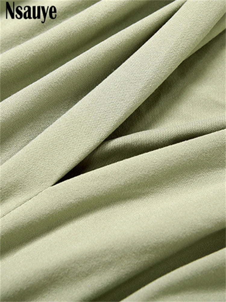 Nsauye 2025 Autumn Winter New Women Sexy Long Sleeve Hooded Bodysuit Streetwear Fashion Body Tops Fashion Solid Lady Jumpsuit