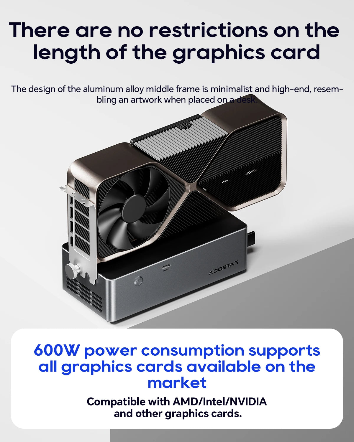 AOOSTAR AG01 - Đế Cổng Đồ Họa Ngoài Cho PC Gaming - Daisan Mart