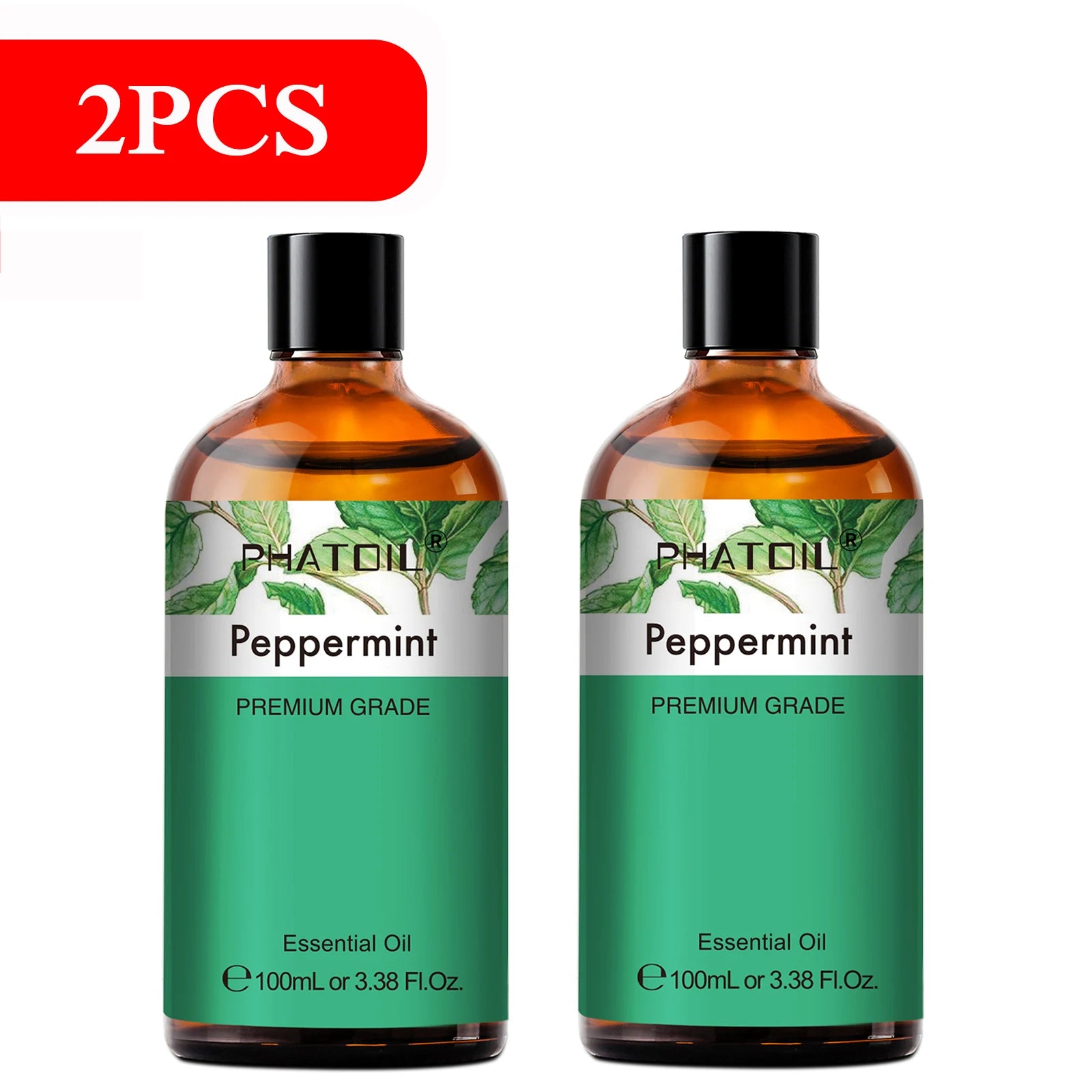 PHATOIL 100ML Eucalyptus Rose Essential Oils Lavender Indian Sandalwood Bergamot Cinnamon Lemongrass Essential Oils For Skin - Daisan Mart