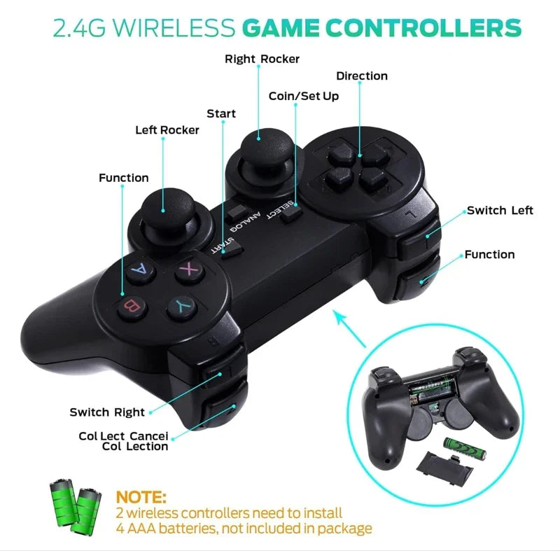 Máy Chơi Game Retro 4K 30000+ Trò Chơi Cầm Tay - Daisan Mart