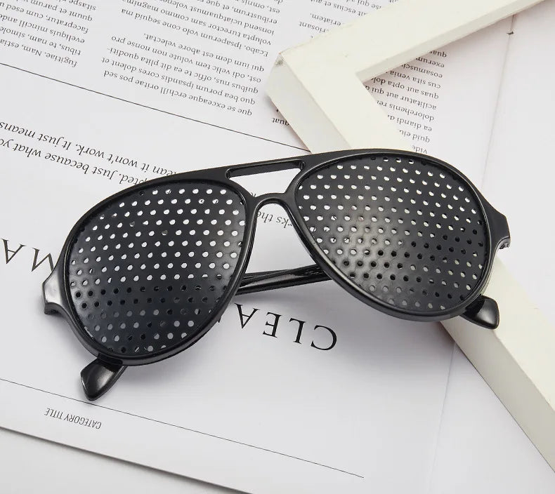 Eyesight Improvement Eyewear Vision Care Wearable Corrective Glasses Improver Stenopeic Pinhole Glasses Anti-fatigue Protection